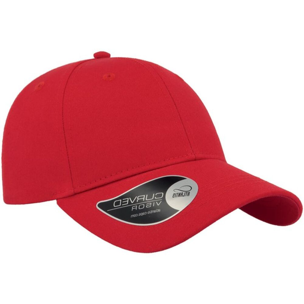 Atlantis Unisex Adult Baseball Cap / Red